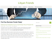 Tablet Screenshot of libyanfriends.com